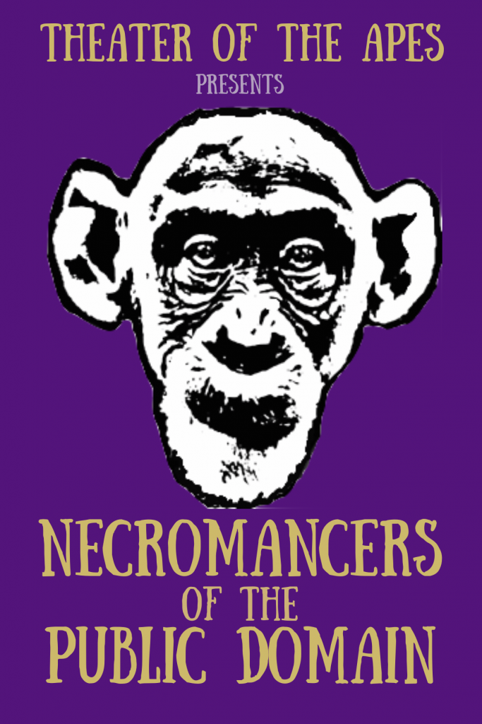 Necromancers of the Public Domain Purple Postcard 2020